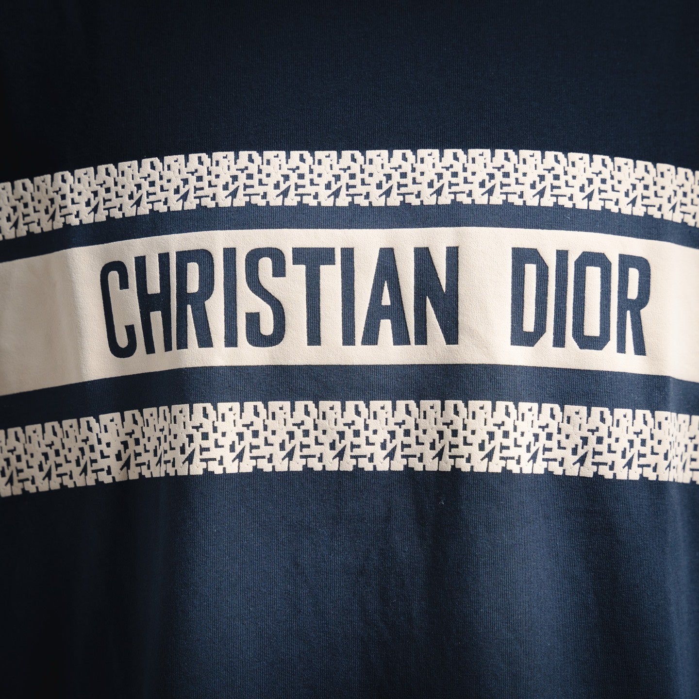Christian Dior Logo Blue T-Shirt