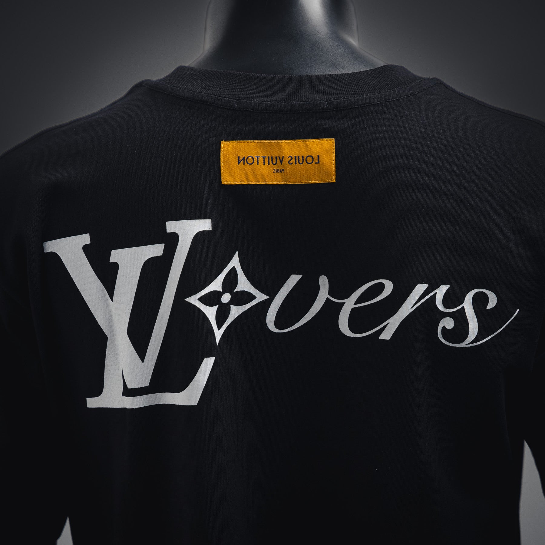 Louis Vuitton Lovers Black T-shirt