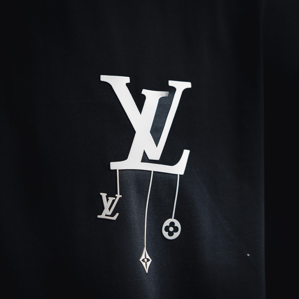 Louis Vuitton Logo Black T-shirt