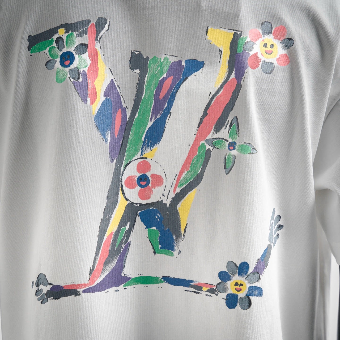 Louis Vuitton Flowers White T-shirt