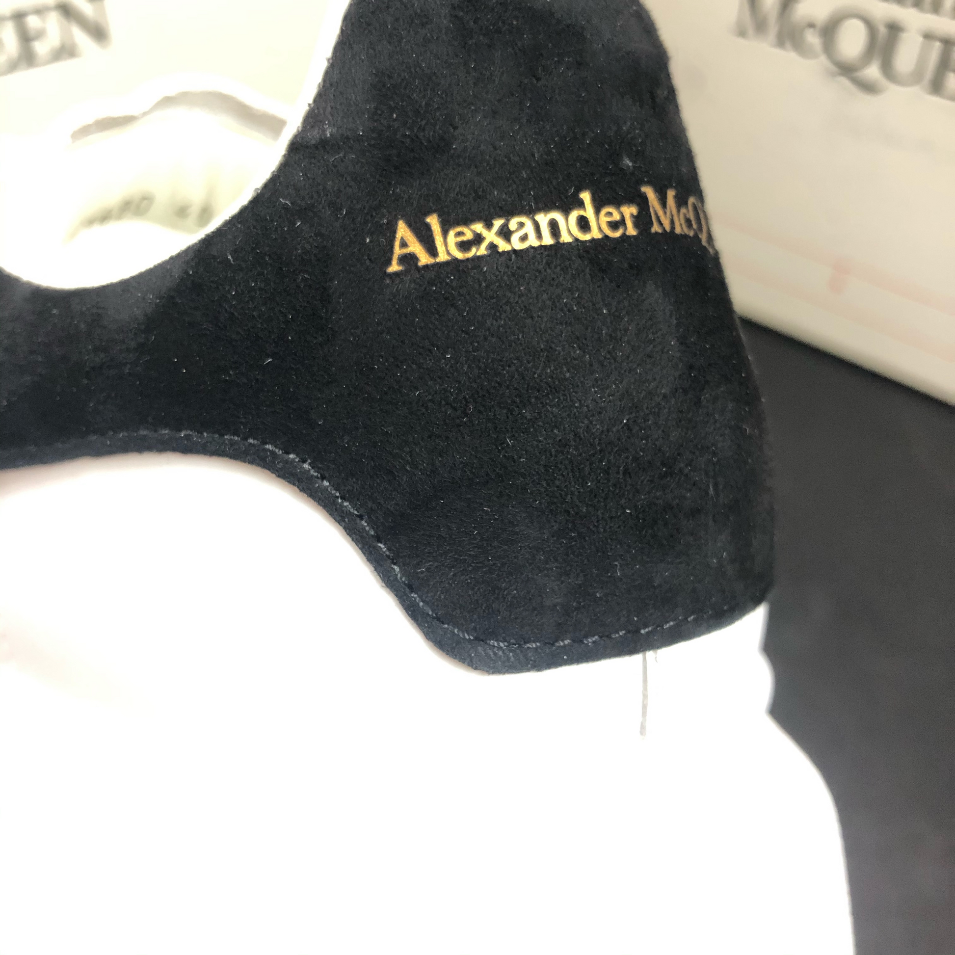 Alexander McQueen Oversized 'Black Suede'
