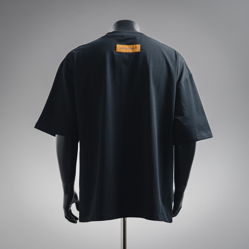 Louis Vuitton Logo Black T-shirt