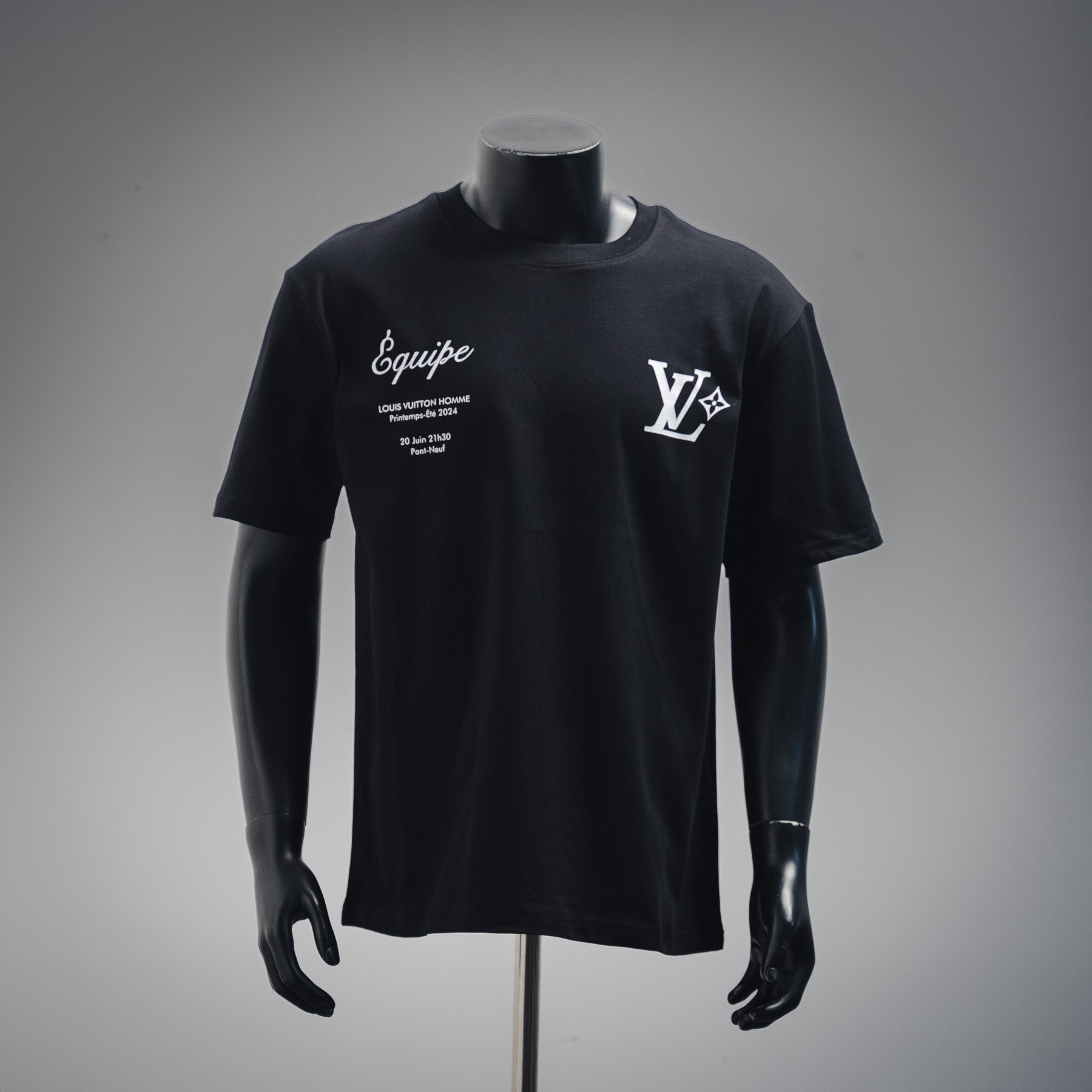 Louis Vuitton Lovers Black T-shirt