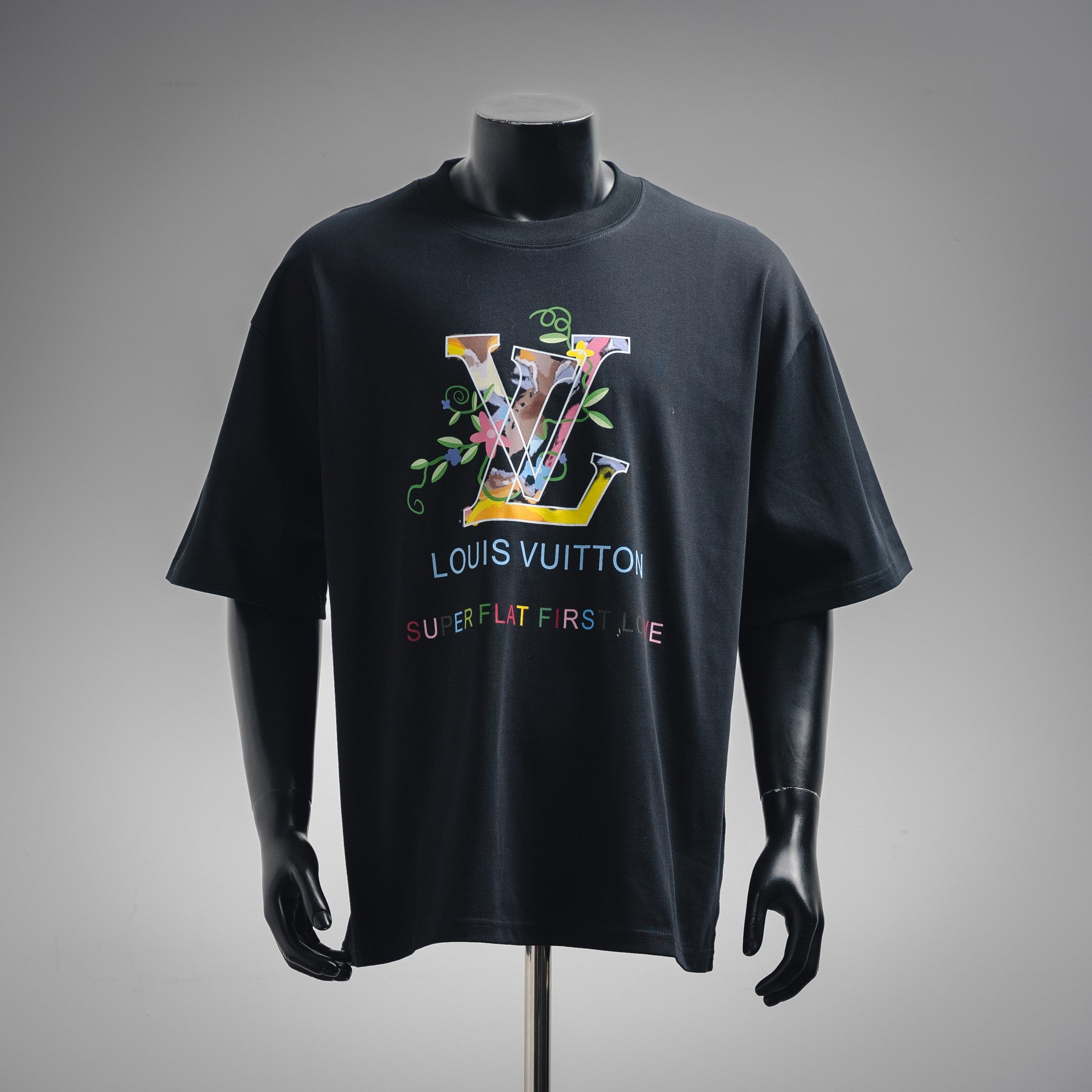 Louis Vuitton Super Flat First Love Black T-shirt