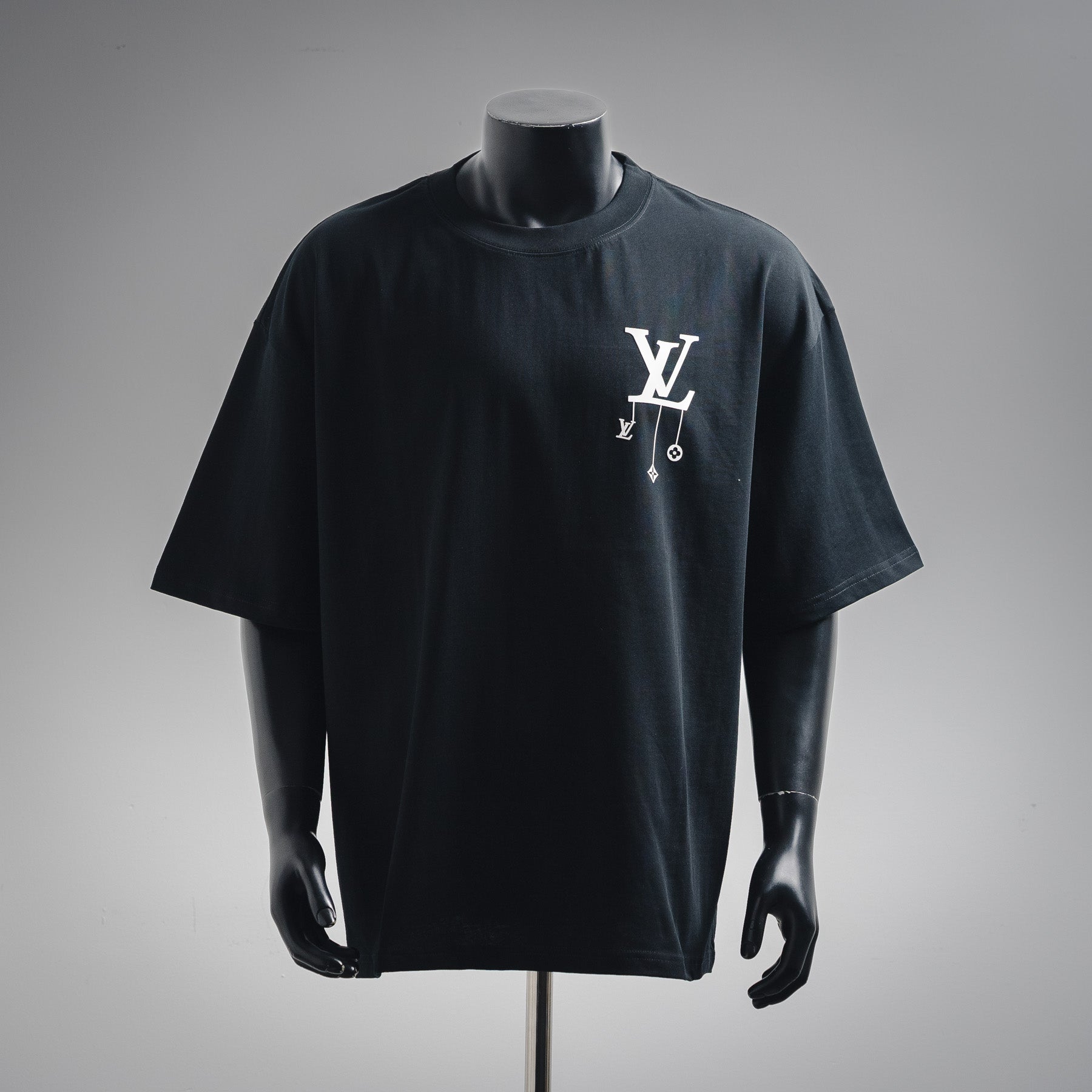 Louis Vuitton Logo Black T-shirt