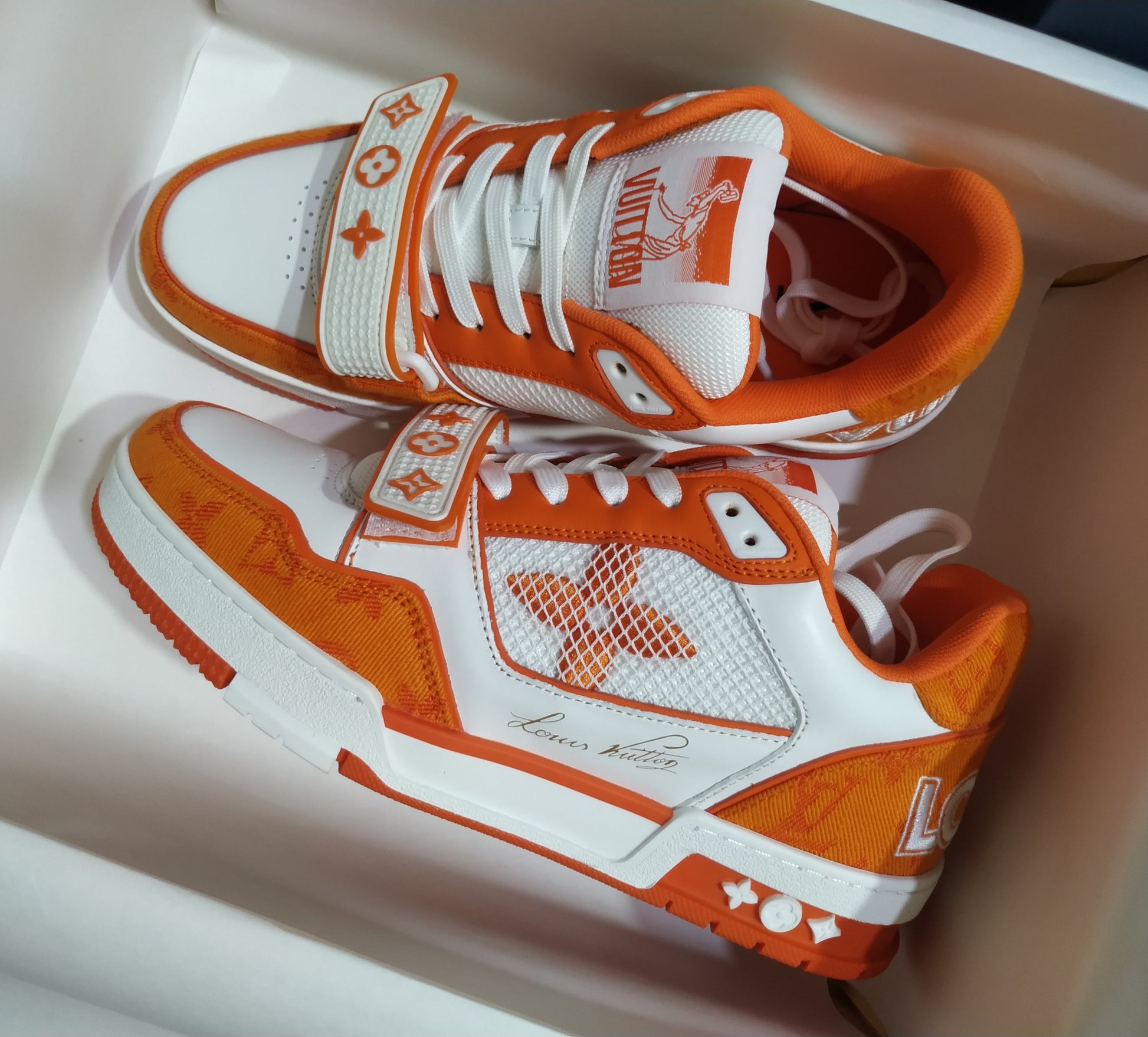 Louis Vuitton LV Trainer Switch 'Orange'